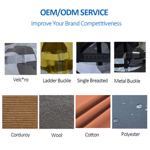 Tùy chỉnh bán buôn 5 Bảng điều chỉnh cấu trúc Mũ bóng chày mũ tùy chỉnh thêu logo Mũ bóng chày polyester bông mũ bóng chày - Product Image 6