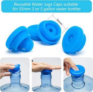 2025 <b>Hot</b> Sale Custom Wholesale 5 Gallon Reusable Leak Proof Silicone Silicone <b>Water</b> Jug <b>Bottle</b> Cap - Product Image 3