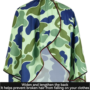 Accessori professionali per parrucchieri con logo personalizzato barbiere Styling grembiuli <span class=keywords><strong>Unisex</strong></span> capelli neri taglio all'ingrosso mantelle da salone - Product Image 3