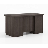 Bureau d'ordinateur moderne de 1.4m à bas prix Panneau en mélamine de petite taille en MDF en forme de L Table solide pour le mobilier de bureau du PDG