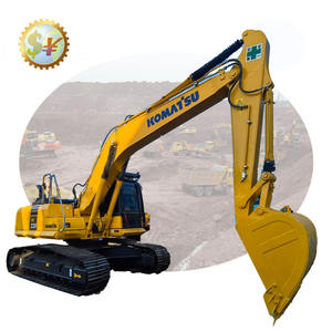 Excavadora sobre orugas Komatsu original de fabricación japonesa, excavadora sobre orugas Komatsu de 22 toneladas PC220 usada PC200 PC210 - Product Image 1