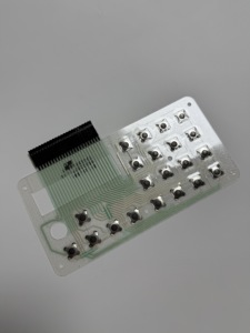 Película táctil transparente de 21 teclas de alta calidad con teclado industrial de contactos de metal para quiosco y cajero automático - Product Image 4