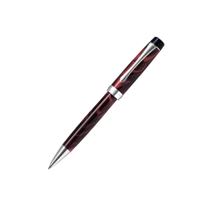 Lápiz Mecánico Giratorio con Cinco Espirales de Mármol, Cuerpo de Resina, Detalles Metálicos Plateados, Tinta Suave de Lujo, Bolígrafo para Escritura Profesional - Product Image 3