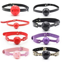 Jouets pour adultes de haute qualité, très demandés : Gag buccal souple en forme de boule pour bondage, pour femmes