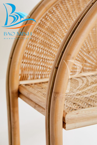 Vintage Bamboo <b>Bookshelf</b> Rattan Home Funiture, Antique Rattan <b>Bookcases</b> - Product Image 5