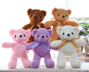 Vendita all'ingrosso 6ft teddy bears-Peluche ripiene orsi peluche cuscino orsacchiotto giocattolo 35 CM