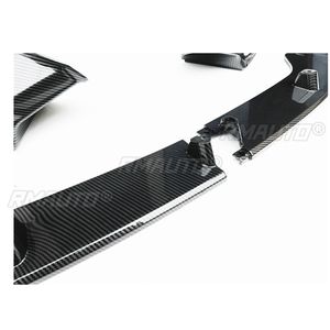 Para BMW F20 F21 118i 120d 120i M135i M140i 2015-2019 LCI M-Sport, 4 Piezas, Alerón Delantero, Difusor, Splitter, Negro Brillante - Product Image 6