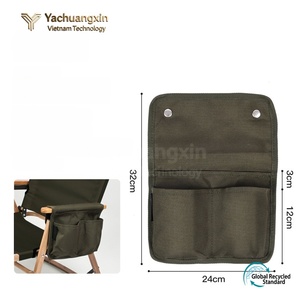 <b>Outdoor</b> Camping <b>Storage</b> Pouch Oxford Cloth Hanging Bag for Chair Armrest Portable Side Organizer All Seasons Use - Product Image 2