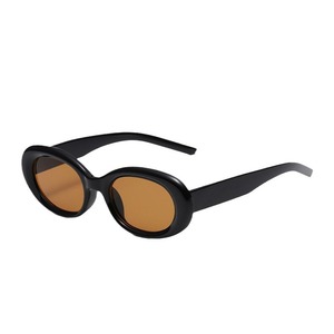 Gafas de sol Millennial Hot Girl para mujer, montura ovalada, protección UV400, gafas redondas de moda, estilo retro europeo americano - Product Image 5