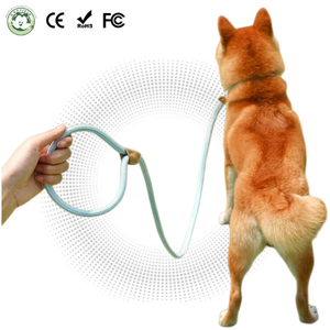 Venta al por mayor correa de nailon para mascotas hebilla de seguridad universal collar de cadena para perros medianos a grandes gratis sólido - Product Image 1