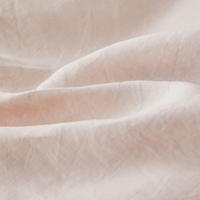 Vente en gros d'ensembles de linge de lit certifié Oekotex français 170 gsm ensemble de housse de couette en lin biologique lavé à la pierre d'hôtel de luxe