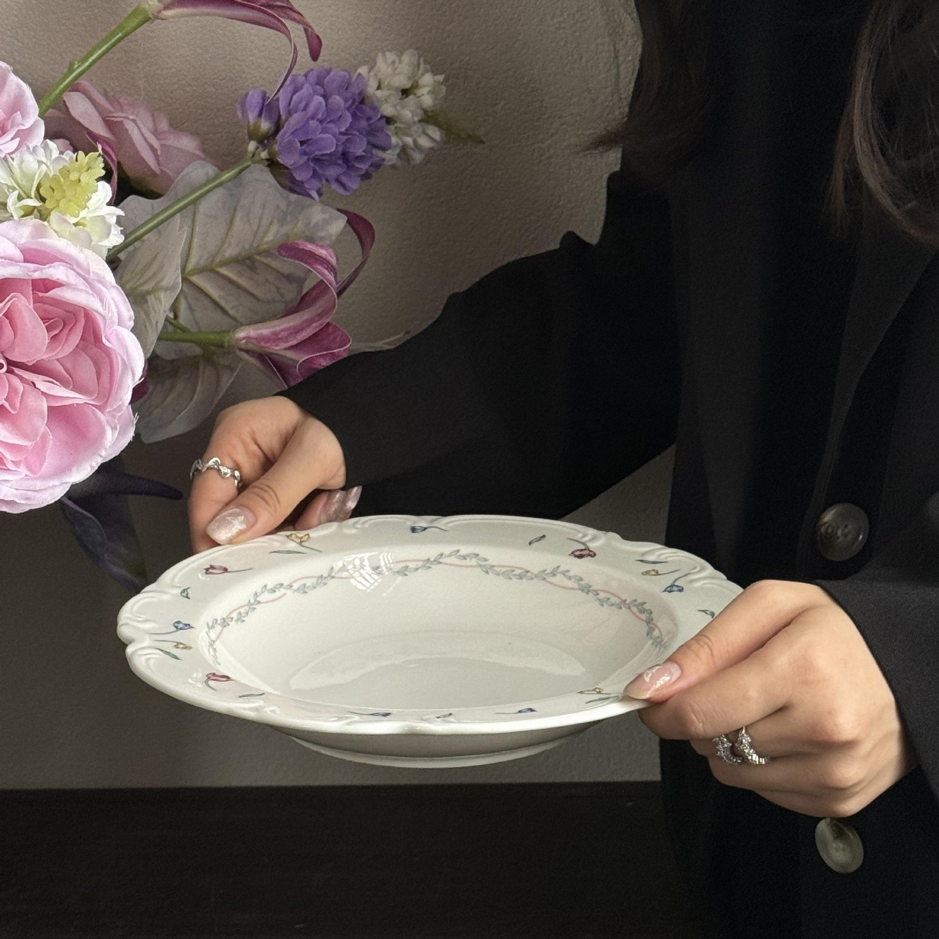 Lace soup plate 23*3.5