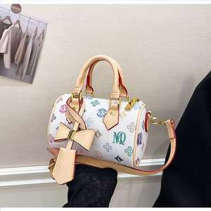 יוקרה אופנתית חדשה עור אמיתי נשים רוכסן נייד קיבולת גדולה כתף פוליאסטר קרוסדרסינג - Product Image 6