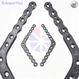 Placca di Bloccaggio per Artrodesi Tarsale ALPS, Placca Ossea in Titanio Veterinaria per Chirurgia di Fusione dell'Articolazione del Tallone degli Animali Domestici - Product Image 3