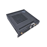 Client mince noir à faible consommation Mini ordinateur de bureau à distance Intel Mini PC Core i7 OPS 4K PC