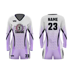 Ensemble de volleyball pour femme, tenue de sport, maillot, sans manches, vente en gros,