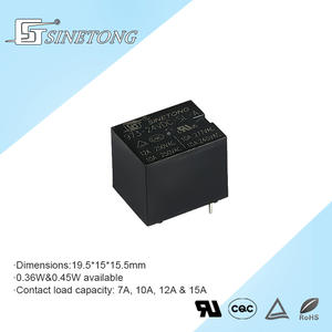 SINETONG 973 Miniatura 24VDC Relé de potencia 10A/12A Interruptor de carga de contacto de alta potencia industrial Sellado de uso general - Product Image 2