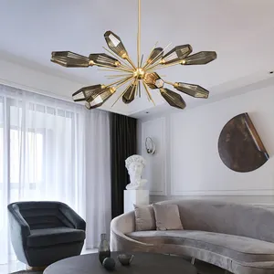 Luxe Art Led Opknoping Lamp Kroonluchter Voor Slaapkamer Creatieve Opknoping Lichtpunt