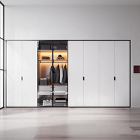 BALOM Armário Roupeiro Personalizado Estilo Europeu Móveis de Quarto Modernos Closet Embutido Guarda-Roupa de Quarto