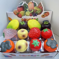 Nouvelle collection de jouets Squishy à rebond lent en forme de beurre de Vaseline, fromage et fruits, vente en gros directe d'usine