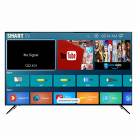 Televisor Inteligente Android LCD Full HD de 55 Pulgadas con Frecuencia de Actualización de 60Hz, Color Negro, para Uso en Hoteles, Hogares y Negocios