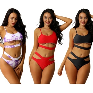 Maillots de bain pour femmes, ensembles soutien-gorge et culottes, tenues d'été pour la natation, la plage, les sources chaudes, le surf et les fêtes à la piscine - Product Image 1