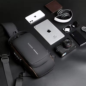 Custom Logo Waterproof Chest <b>Bags</b> Anti Theft Designer USB Crossbody <b>Sling</b> <b>Bags</b> for Men Fashion Chest Pack Single Shoulder <b>Bag</b> - Product Image 5