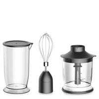 400W sertifikat CE CB GS blender celup elektrik dapur dengan busa pencampur cangkir 2 kecepatan blender stik turbo