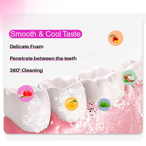 Fresh Breath Fruit Flavour <strong>Toothpaste</strong> 60g Air Pump Tube Travel Size <strong>Toothpaste</strong> <strong>Watermelon</strong> Flavor Wholesale - Product Image 3