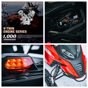 Moto de Nieve Tipo Exportación 2026 de 1000 CC, Vehículo ATV para Nieve, Moto de Nieve Especial para Estaciones de Esquí - Product Image 5