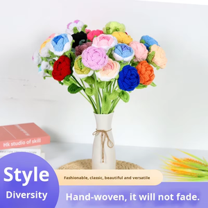 Regalo de Cumpleaños Creativo, Ramo de Hilo Tejido a Mano, Producto Terminado, Temporada de Graduación para Niñas, Amigas, Novias, Maestras - Product Image 5