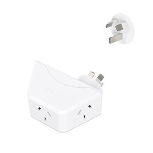 3 outlet AC 2400W adaptor perjalanan, Extender Multi steker 240V aplikasi industri IP21 berperingkat 10A - Product Image 5