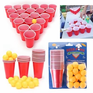 Tùy chỉnh nhãn hiệu Logo tái sử dụng 16 oz nhựa dùng một lần PP Ly tùy chỉnh beerpong đặt bia Pong bên ly - Product Image 4
