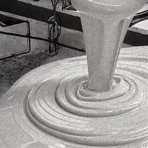 Vernice Epossidica Autolivellante per Pavimenti, Resistente all'Usura e Antiscivolo, Resina Anti-Pressione Effetto Marmo per Interni Domestici, <span class=keywords><strong>Spray</strong></span> per Cemento - Product Image 1