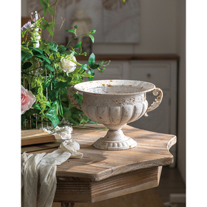 Décoration de table Pot de fleur blanc hôtels dîner table style romain artisanat vase à fleurs - Product Image 6