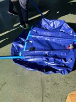 Bassin de pisciculture pliable en bâche PVC grande capacité pour élevage de poissons et tilapias, équipement écologique garantie 1 an