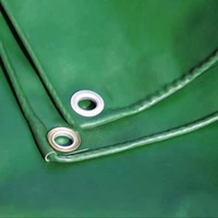 Lona de PVC Impermeable y Resistente al Fuego, Tela Recubierta de PVC con Base de Poliéster