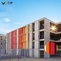 Panneau de revêtement mural extérieur en aluminium perforé, panneau de façade en aluminium, tôle métallique perforée pour la décoration de murs rideaux