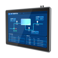 PC industrial con pantalla táctil de 15 pulgadas de aluminio completo IP65 sin ventilador IPC J6412 J4125 para montaje en panel Windows11 automatización HMI