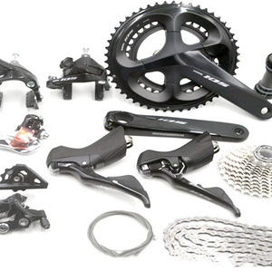 Grupo de Desviadores <span class=keywords><strong>SHIMANO</strong></span> 105 R7000 de 11 Velocidades, Palanca de Cambios R7000, Desviador Delantero y Trasero, Piñón 11-32T, Juego de Bielas R7100, Cadena - Product Image 1