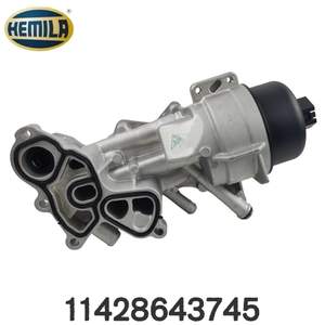 Pièces de véhicule conformes aux normes OE HEMILA compatibles avec BMW R56 R57 R58 R59 OE : 11428643745 Base de <span class=keywords><strong>filtre</strong></span> à huile en alliage d'aluminium - Product Image 1