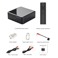 All-in-One Kabelloser Stereo-Heimverstärker Fernbedienung Aluminium WiFi BT 5.4 Audio-Empfänger DLNA ARC USB Optischer Ausgang 5V
