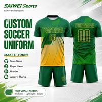 Camiseta de Fútbol Personalizada con Nombre y Número, Sublimación Completa, Transpirable