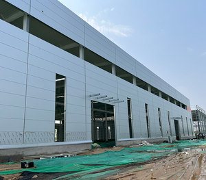 Tùy Chỉnh Giá Rẻ Hoàn Chỉnh Hội Thảo Kết Cấu Thép Đúc Sẵn Modular Trang Trại Lưu Trữ Kho Kho Kim Loại Xây Dựng - Product Image 4