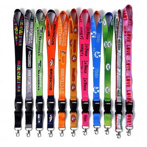 Cordón de poliéster y nailon en blanco para sublimación OEM, cinta lisa para medallas, cordón personalizado barato con logo impreso - Product Image 1