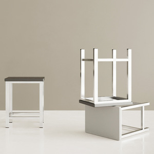 <b>Dining</b> <b>Chair</b> DC131 <b>Gray</b> And Black Upholstered Seat For Home Restaurant Use - Product Image 2