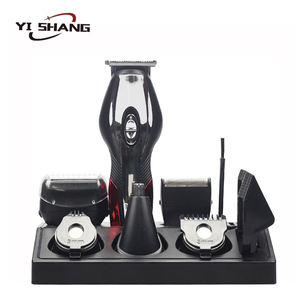 पेशेवर पुरुषों की 1 में सौंदर्य बाल पदच्युत किट 6 दाढ़ी नाक कान बाल <span class=keywords><strong>trimmer</strong></span> रिचार्जेबल पुरुषों के बाल शेवर - Product Image 4