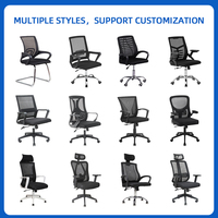 Chaise de bureau ergonomique en maille intégrale durable pour officiers, mobilier de bureau, chaise de conférence exécutive, chaise d'ordinateur – Vente en gros