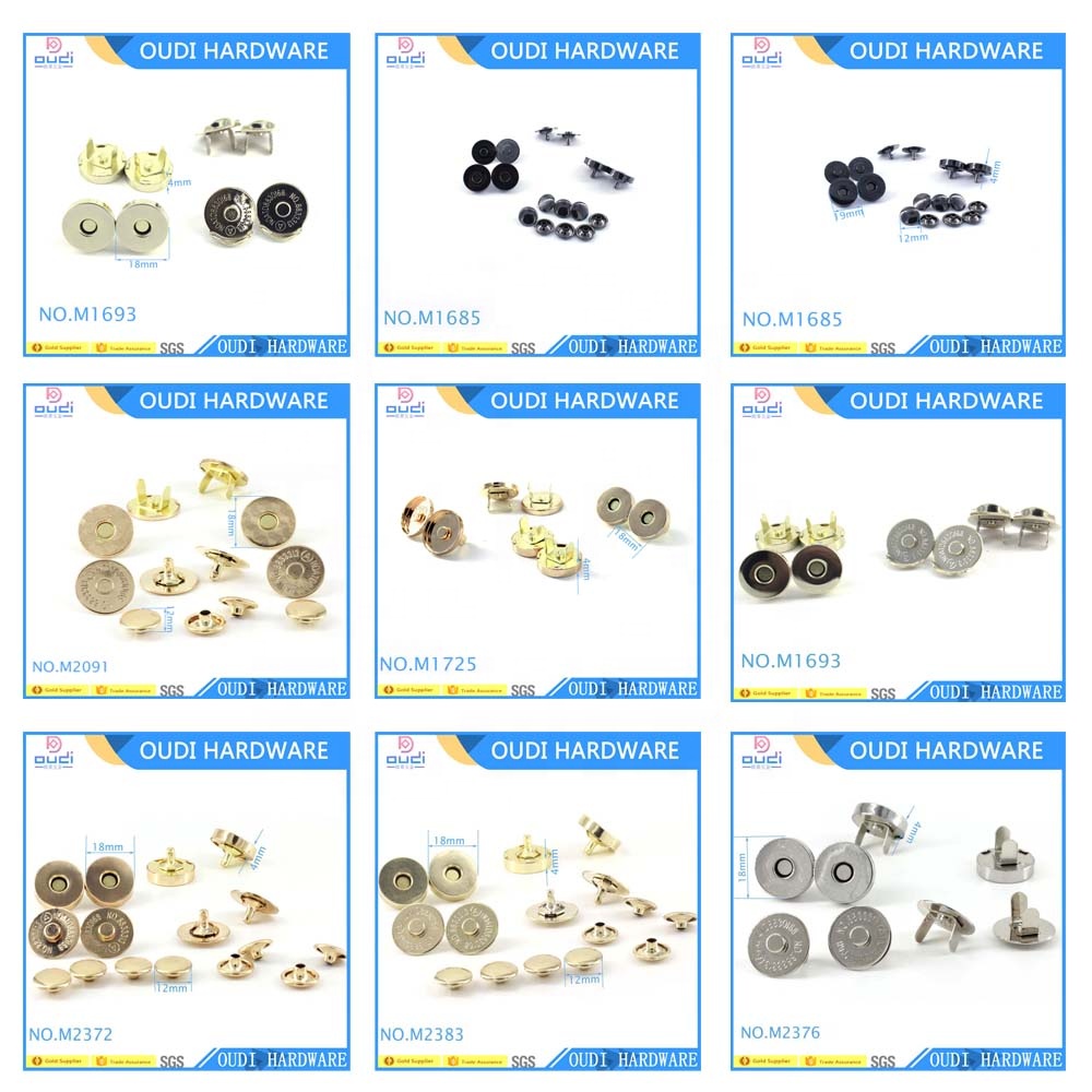 Никеля бесплатно таможня выгравированный на металле логотип Магнитная кнопка оснастки для сумок сильные магнитные кнопки для женской одежды