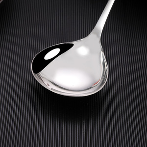 Ensemble louche et passoire en acier inoxydable 304 de style américain, grande louche de cuisine à long manche pour servir la soupe, le porridge - Product Image 3